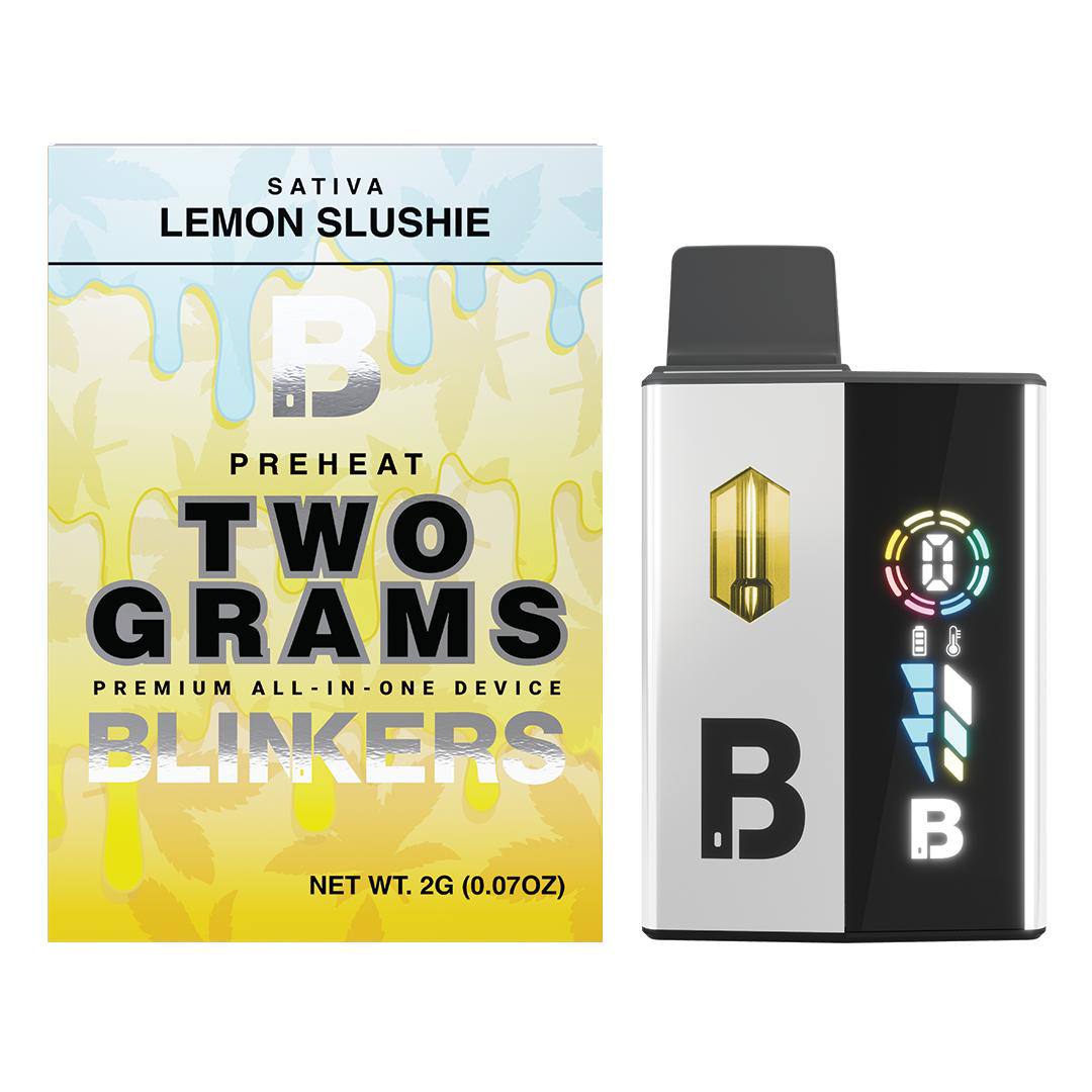 Blinkers 2 Gram Disposable vape (Lemon Slushie) Sativa