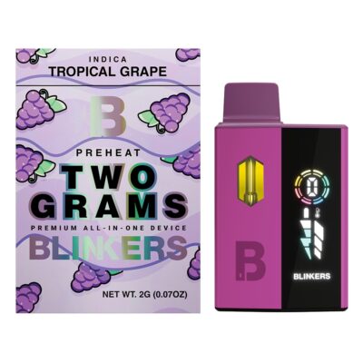 Blinkers 2 Gram Disposable vape (Tropical Grape) INDICA