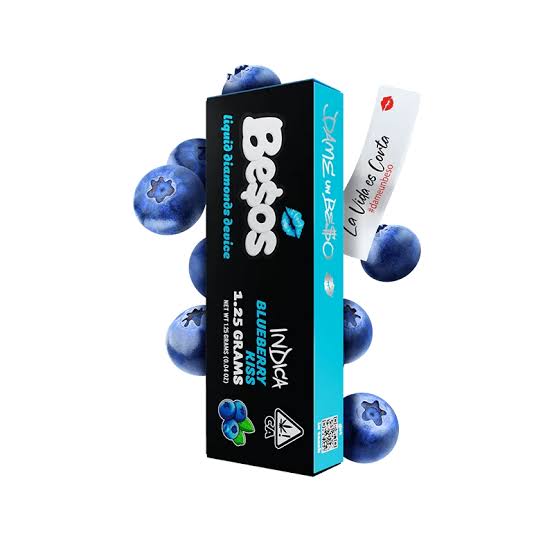 Besos 2 Gram Liquid Diamond Disposable vape (Blueberry Slime) Sativa 87.6% thc