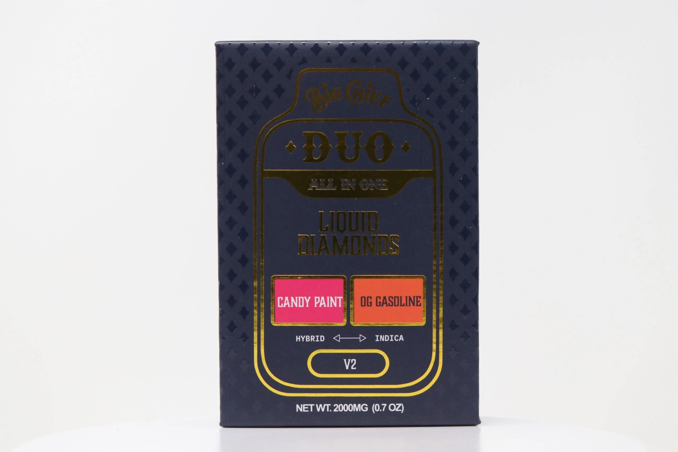 Big Cheif Duo All in one 2G Liquid Diamonds (Candy Paint X OG Gasoline ) 90.3 % thc  (Hybrid X Indica)