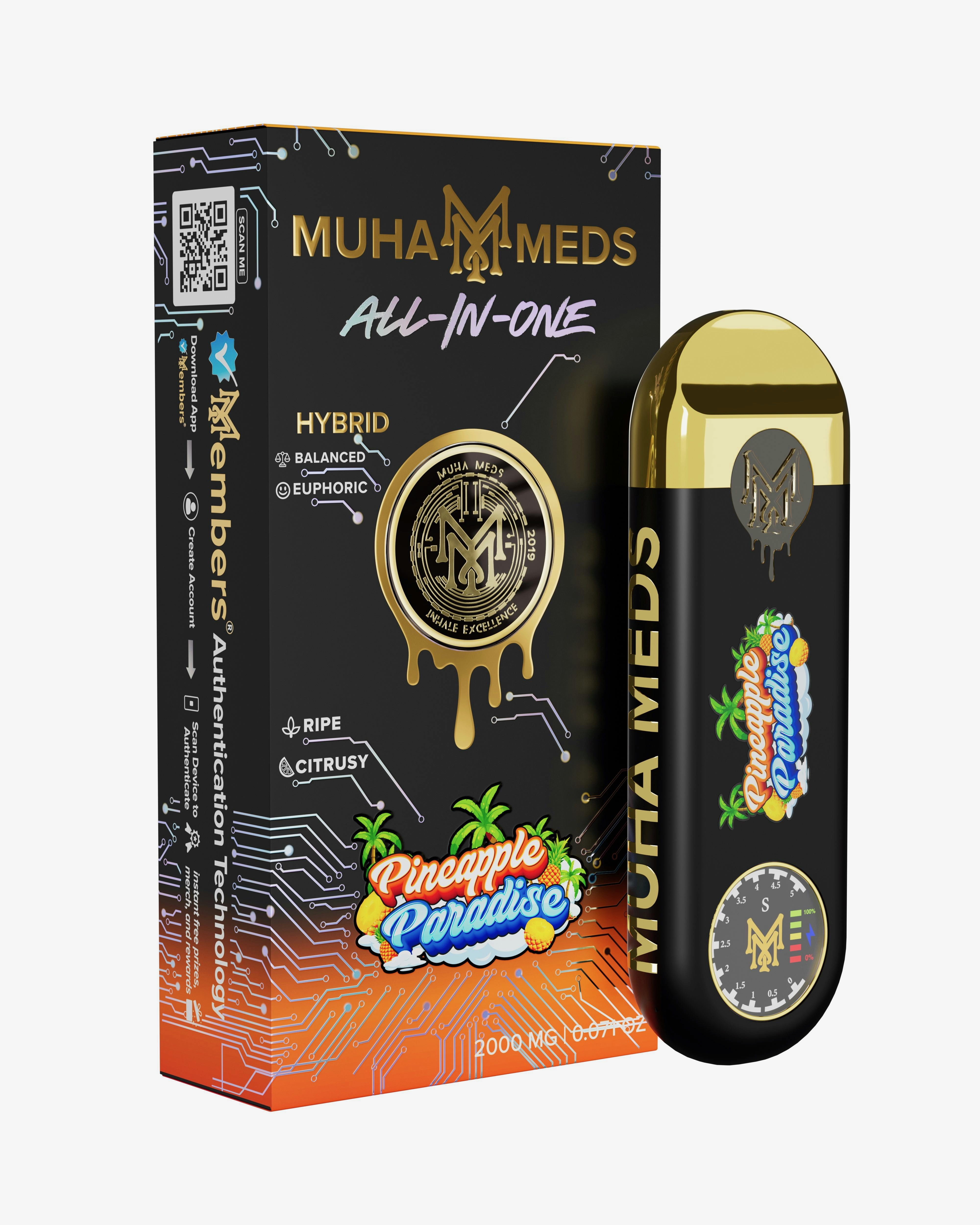 MUHA MEDS 2gram disposable vape (Pineapple Paradise)