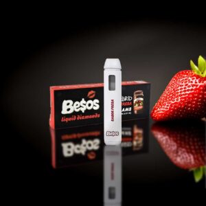Besos liquid diamond 2 Gram disposable vape  (strawnana Smoothie) Hybrid 88.5%