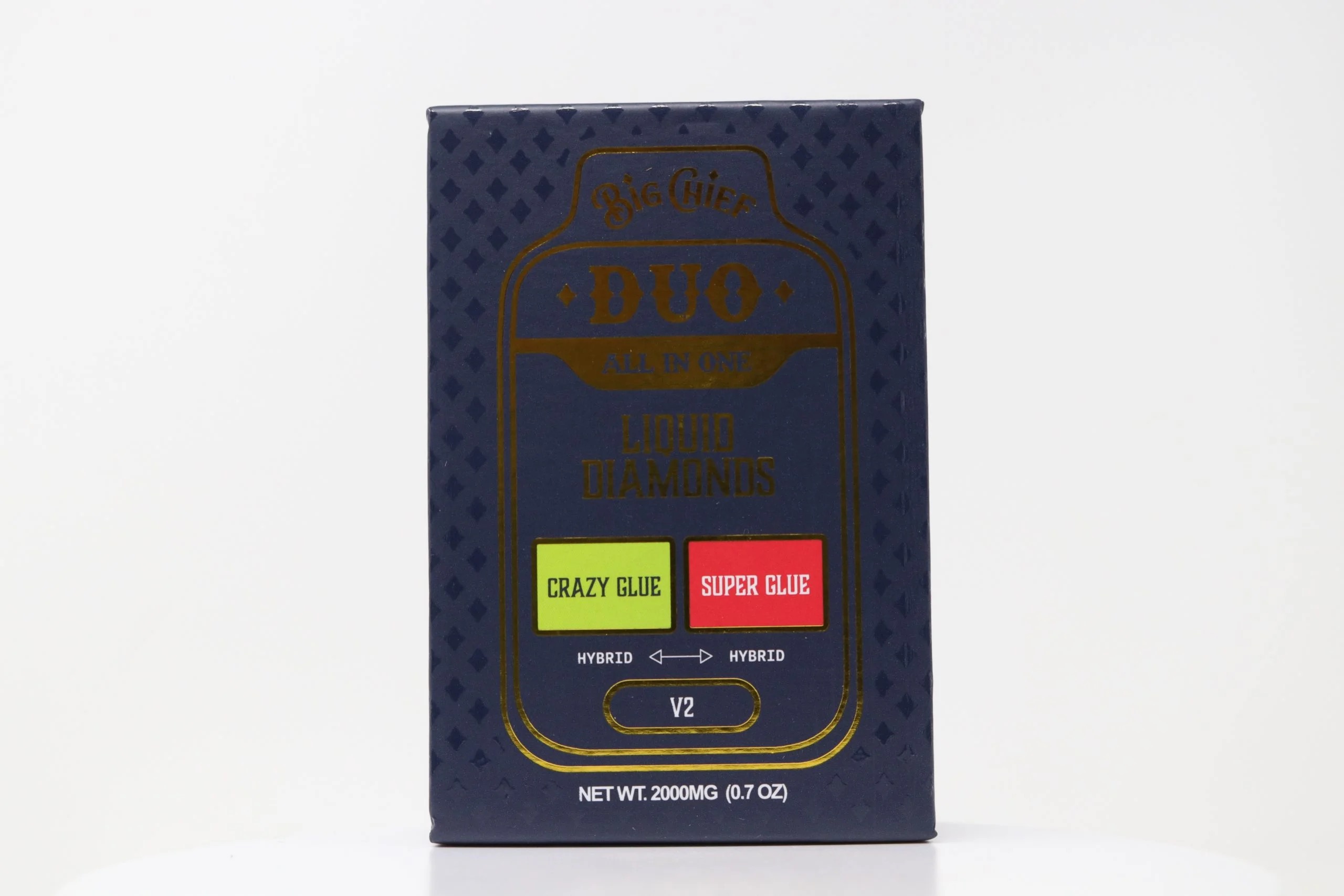 Big Cheif Duo All in one 2G Liquid Diamonds (Crazy glue and Super Glue) 90.3% thc  (Hybrid xHybrid)