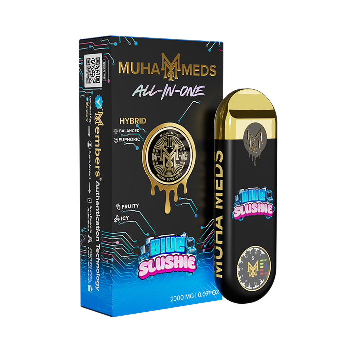 MUHA MEDS All in One 2 gram vape (Blue Slushie)