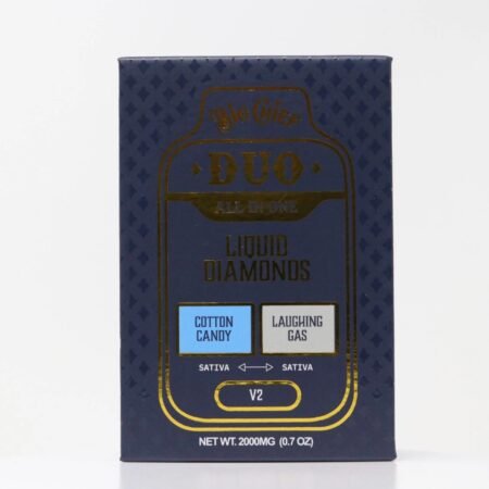 Big Cheif Duo All in one 2G Liquid Diamonds (Cotton candy X Laughing Gas) 90.7% thc  (Sativa x Sativa)