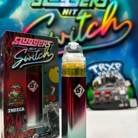 Sluggers 2 Gram Hit Switch liquid Diamond and Resin (Fire Og X Hurricane SZN) Indica x Sativa  89.2% thc