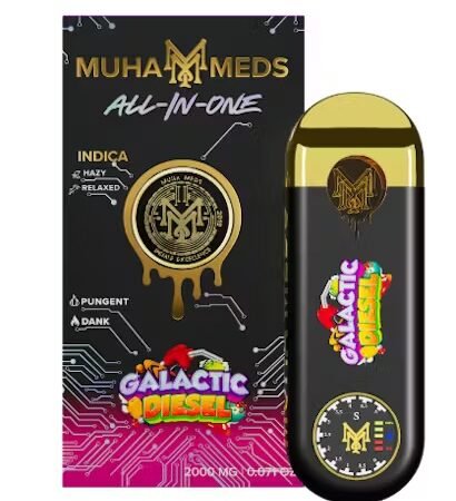 MUHA MEDS All in One 2 gram vape  (Galactic Diesel) Indica