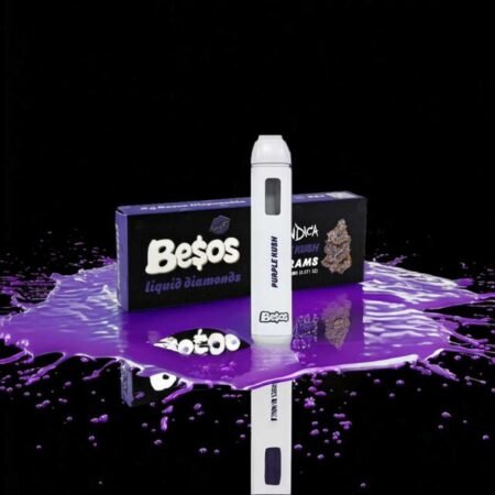 Besos 2 Gram liquid Diamonds Disposable vape  (Purple Zlushie) Indica 86.8%thc