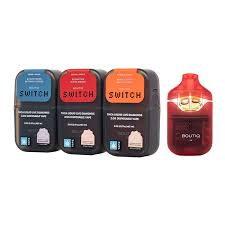 2 GRAM BOUTIQ SWITCH V4 "LIME Z" X "KIWI" 2G DUAL TANK DISPOSABLE