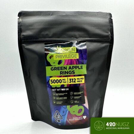 5000mg Edible Green Apple Rings