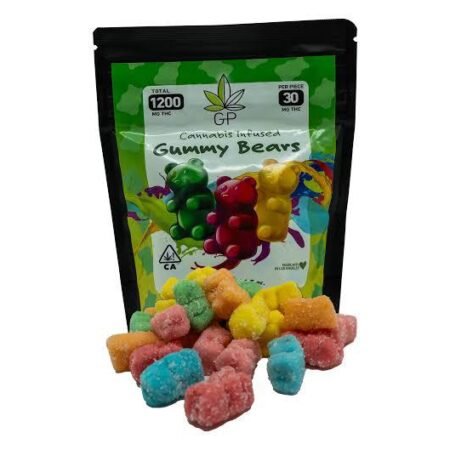 1200mg Edible Gummies Peach Rings (knockout)