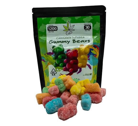 1200mg Edible Gummies Peach Rings (knockout)
