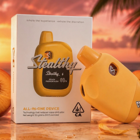 Stealthy 2g Vape Disposable  Peach Passion Kush