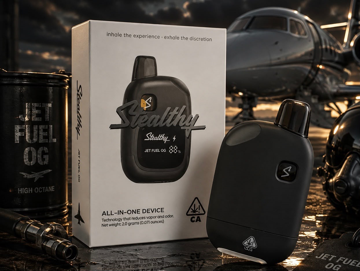 Stealthy 2g Vape Disposable  Jet Fuel OG  (Indica)