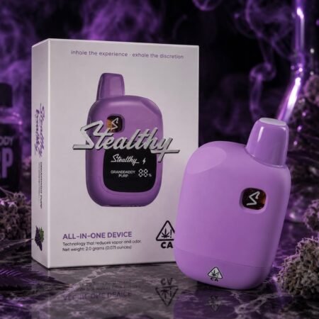 Stealthy 2g Vape Disposable  Granddaddy Purple (Indica)