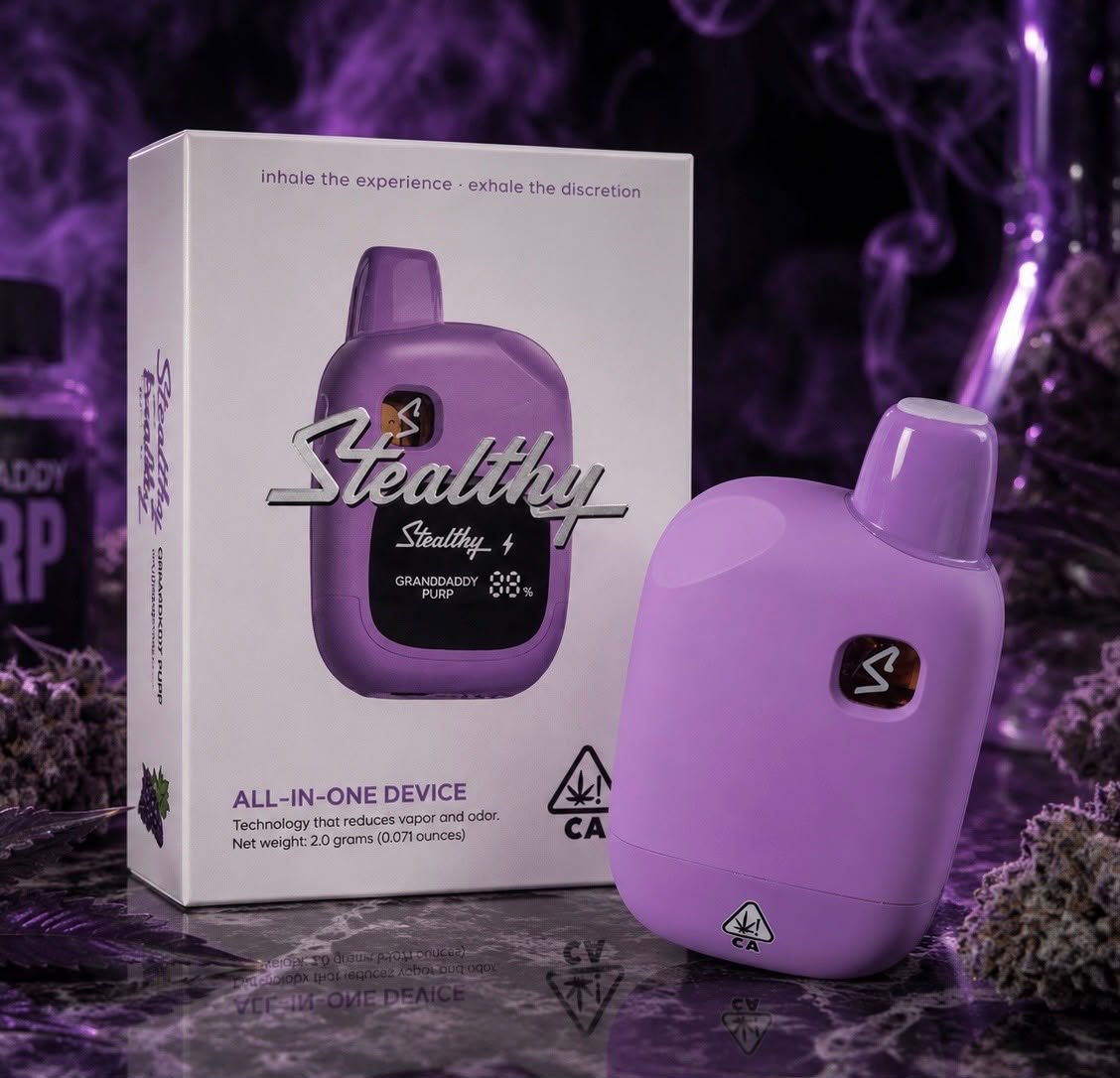 Stealthy 2g Vape Disposable  Granddaddy Purple (Indica)